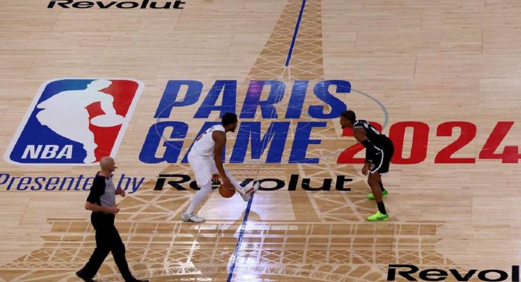 CLEVELAND CAVALIERS WINNING AT THE NBA PARIS GAME 2024