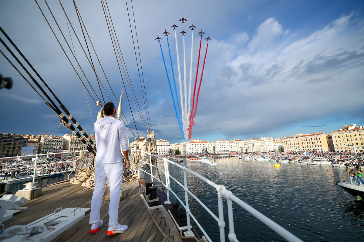 Olympic Flame in Marseille