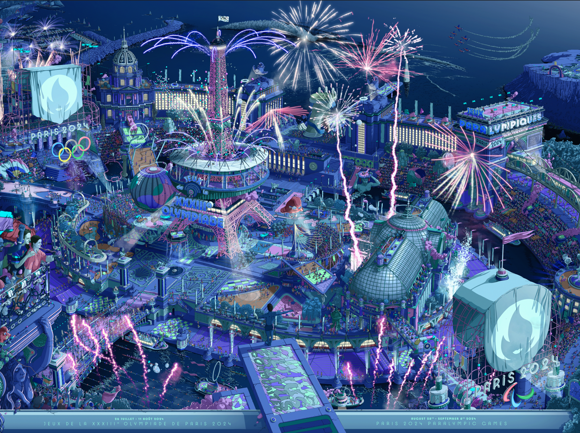 Paris 2024 Official Posters by Ugo Gattoni to Launch with Augmented Reality Experience