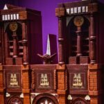 Salon du Chocolat Paris: a chocolate sculpture of Notre-Dame de Paris, shown at the 2015 edition
