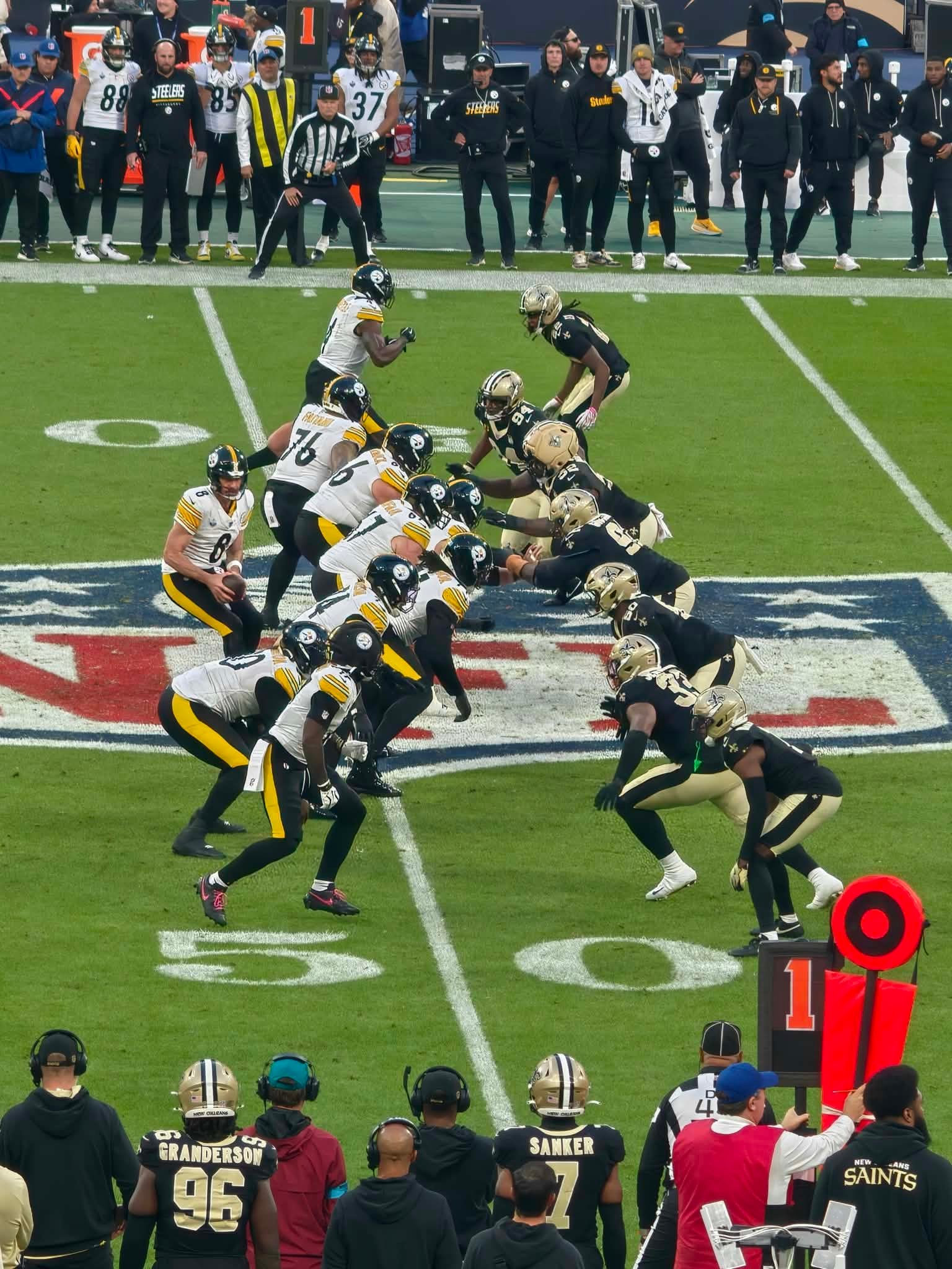 Steelers vs Saints at the Stade de France, the first NFL game in France